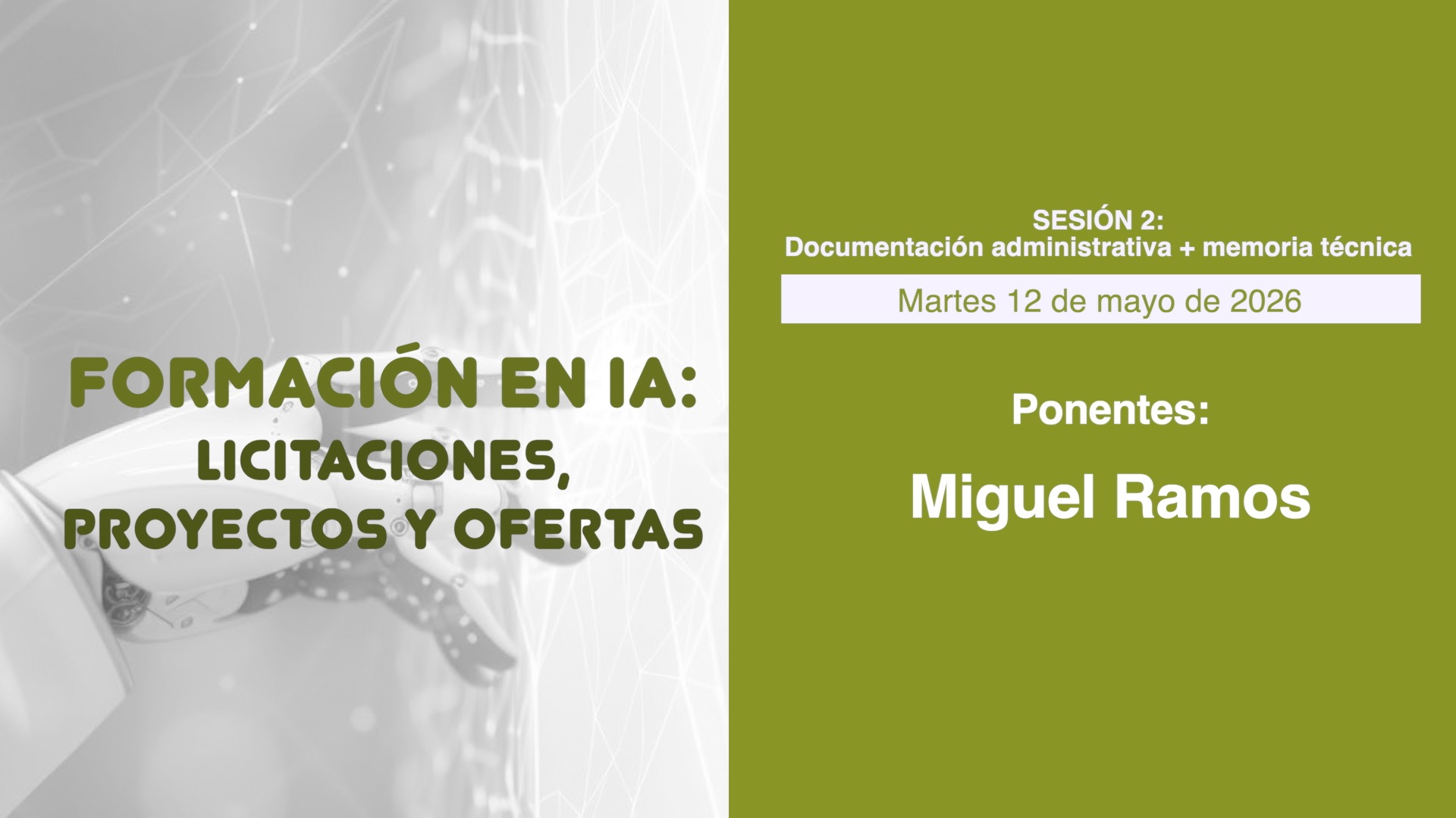 Formación en IA (4ª edición): sesión 2