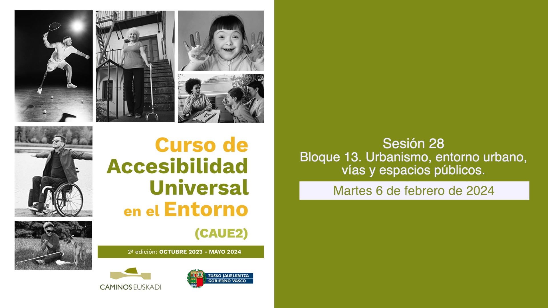 Sesión 28 - Bloque 13. Urbanismo, entorno urbano, vías y espacios públicos.